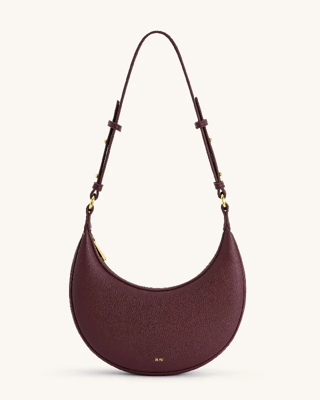 Carly Medium Shoulder Bag - Deep Claret