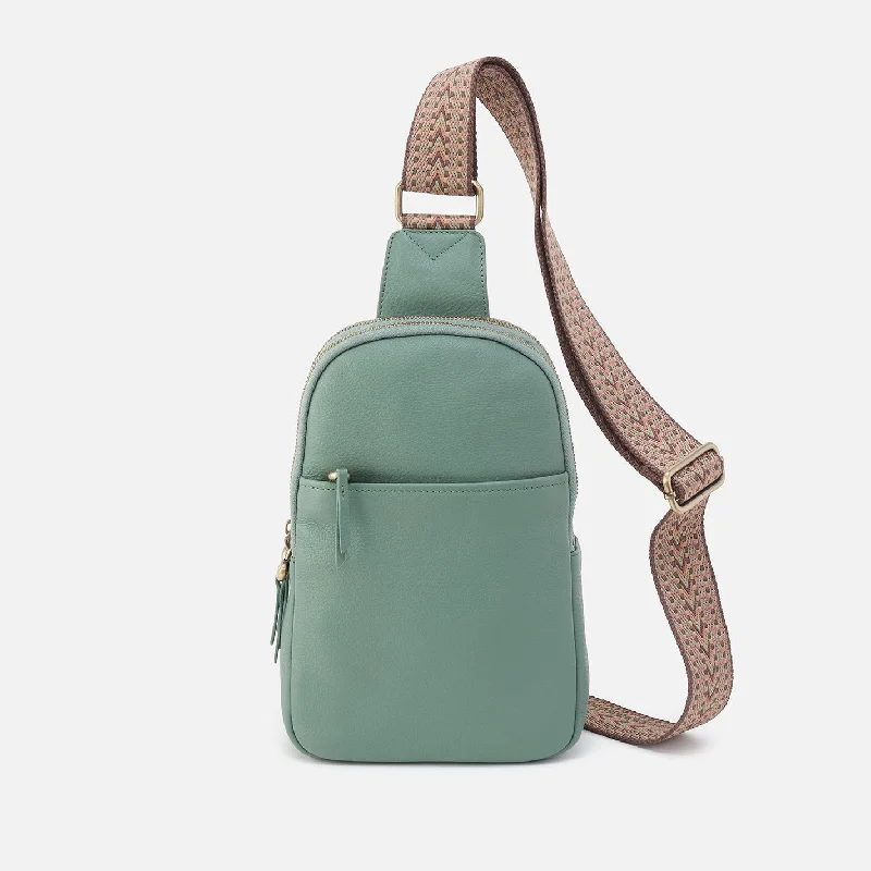 Cass Sling In Pebbled Leather - Ivy