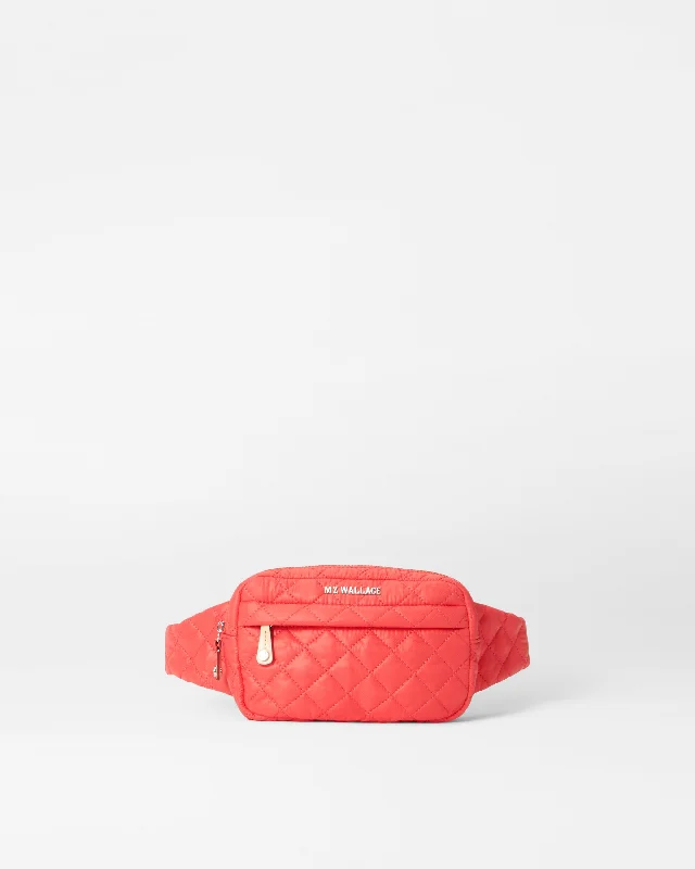 Coral Metro Belt Bag