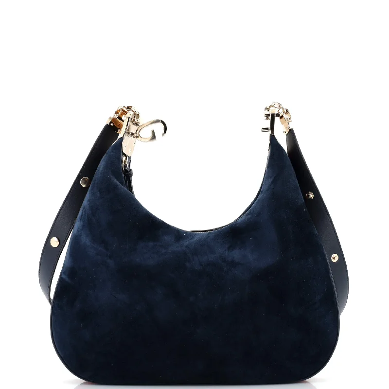 Attache Shoulder Bag Suede Small