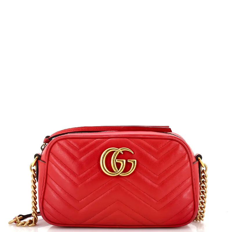 GG Marmont Shoulder Bag Matelasse Leather Small