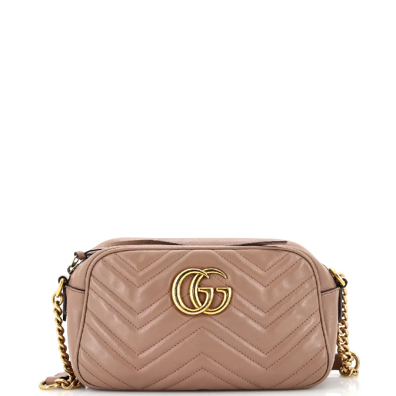 GG Marmont Shoulder Bag Matelasse Leather Small