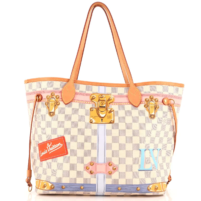 Neverfull NM Tote Limited Edition Damier Summer Trunks MM