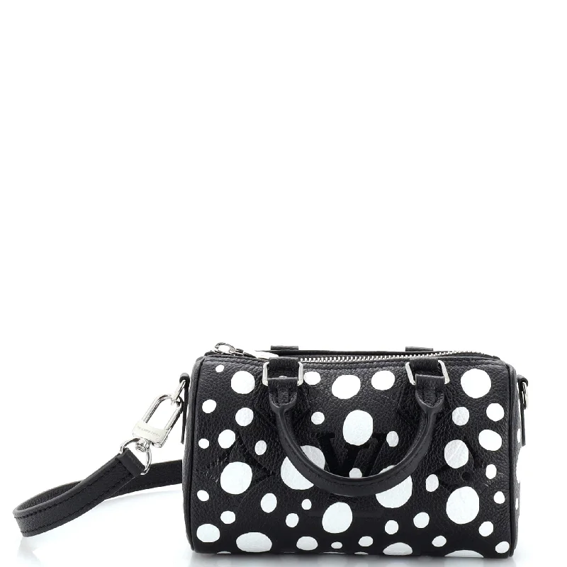 Speedy Bandouliere NM Bag Yayoi Kusama Infinity Dots Monogram Empreinte Giant Nano