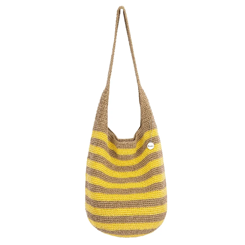 Hand Crochet - Lemon Drop Stripe