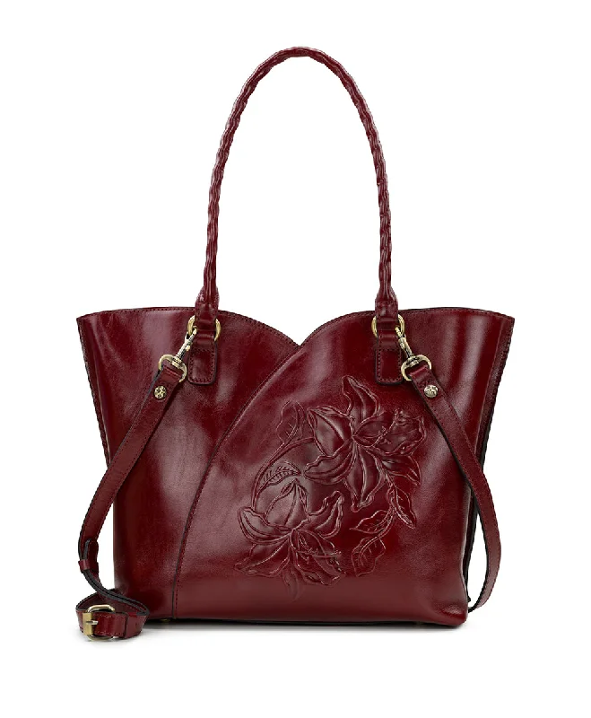 Marion Tote - Vintage Parisian Floral Tooled