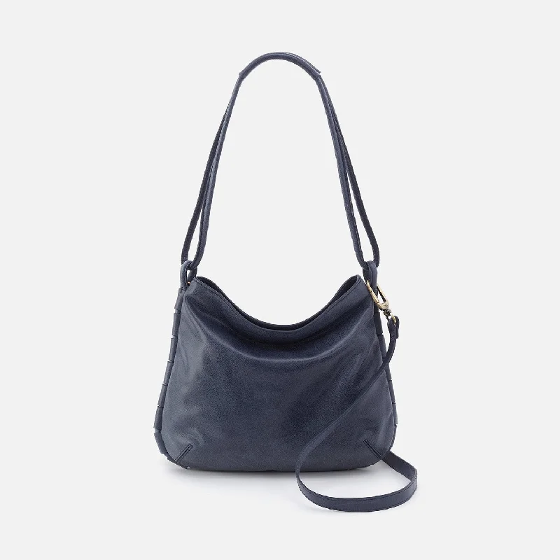 Phoebe Shoulder Bag In Santa Cruz Leather - Lapis