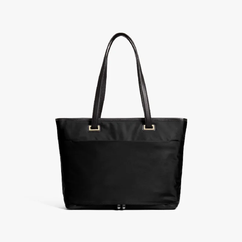 The Seville Aire Tote - Nylon - Black / Gold / Grey